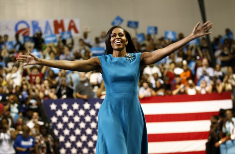 Image: File photo of Michelle Obama in Richmond